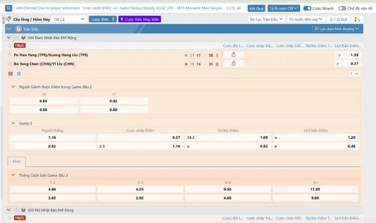 Bí Quyết Cá Cược Cầu Lông Tại 33WIN: Hướng Dẫn Từ A Đến Z 1 Bảng kèo cá cược cầu lông tại 33WIN